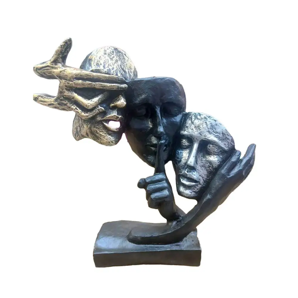 مجسمه سه رخ سکوت (طرح نبین، نشنو، نگو)